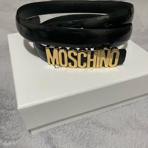 Small Moschino Leather Belt